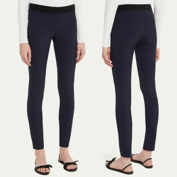 Veronica Beard Pants - Veronica Beard Scuba Legging Pants Navy
